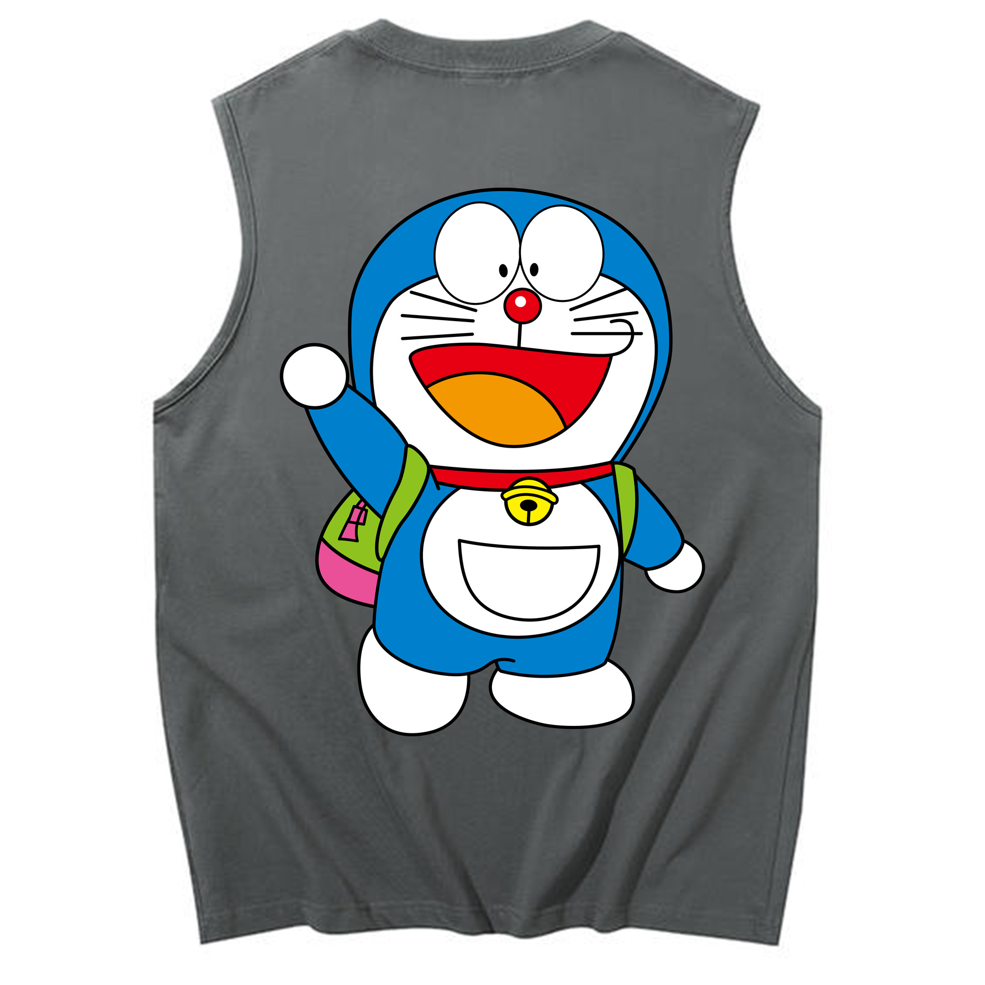 （画像用） ドラえもん Doraemon コットン100％タンクトップ（背面プリント）